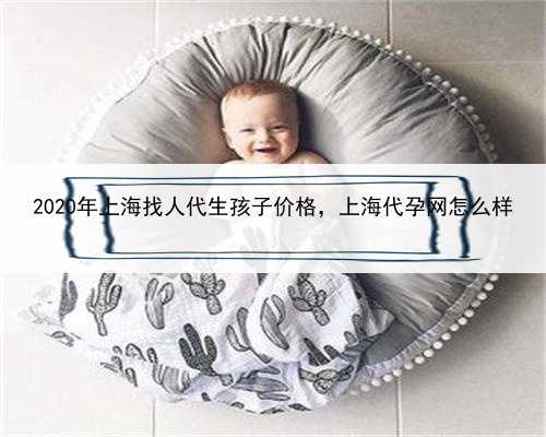 2020年上海找人代生孩子价格，上海代孕网怎么样