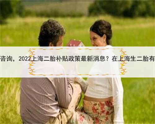 上海代怀咨询，2022上海二胎补贴政策最新消息？在上海生二胎有奖励吗？