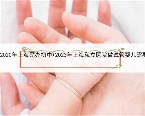 上海私立医院，(2020年上海民办初中)2023年上海私立医院做试管婴儿需要提供结